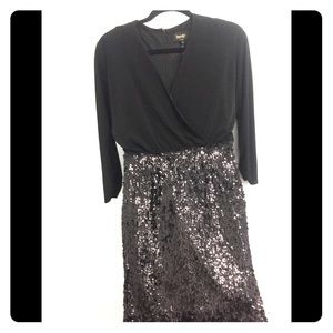 Laundry by shelli segal black sequin dress